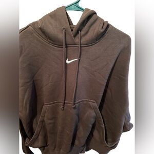 Brown Nike hoodie